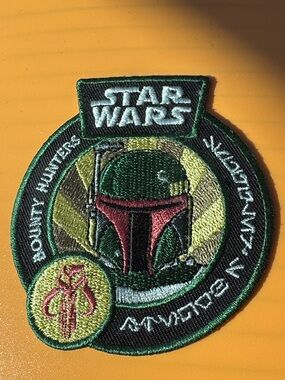 Star Wars Embroidered Bounty Hunters Patch - Green & Black